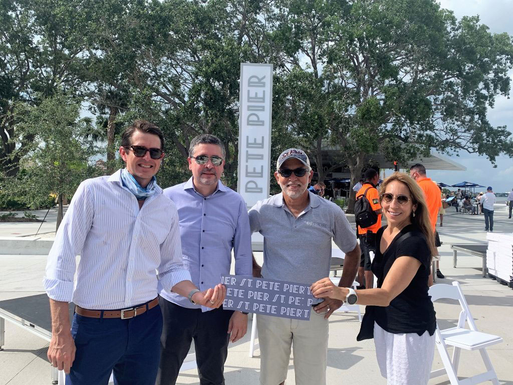 WJA Team Celebrates the St. Pete Pier Grand Opening