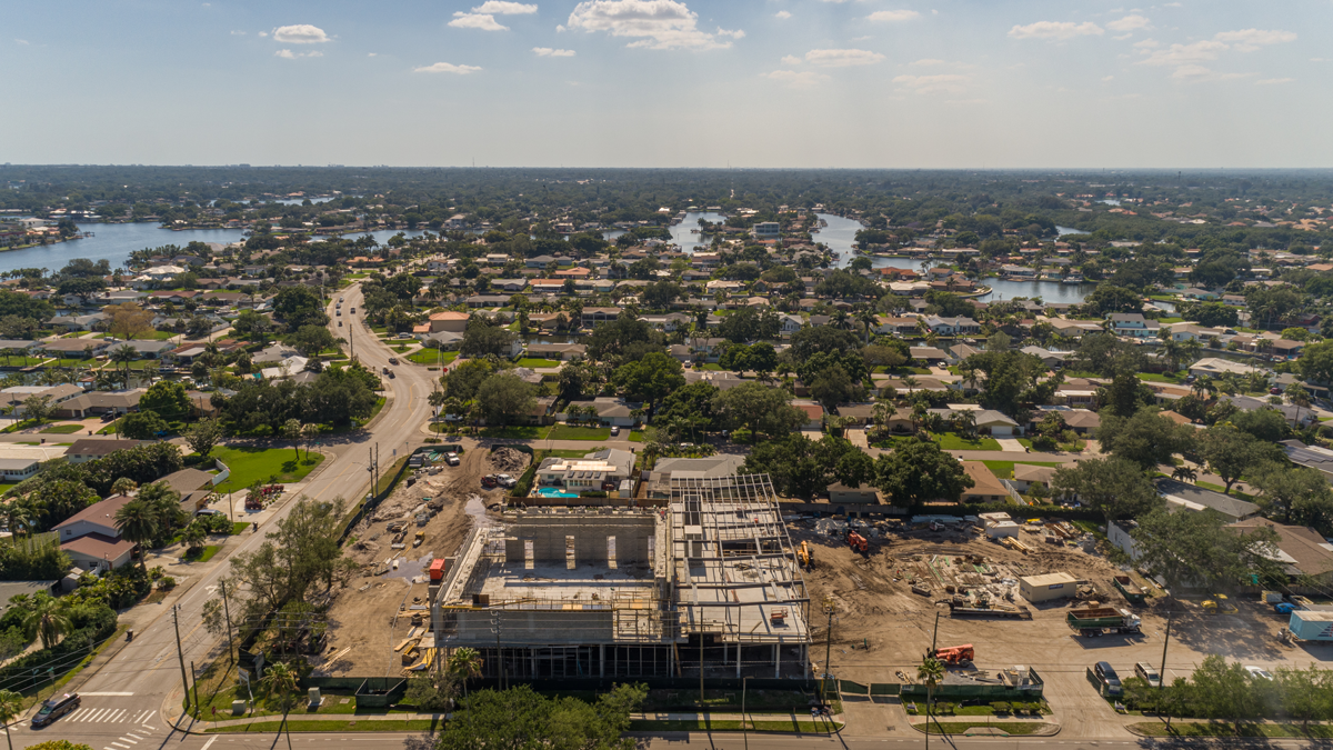 Drone Footage of the new Shore Acres Recreation Center